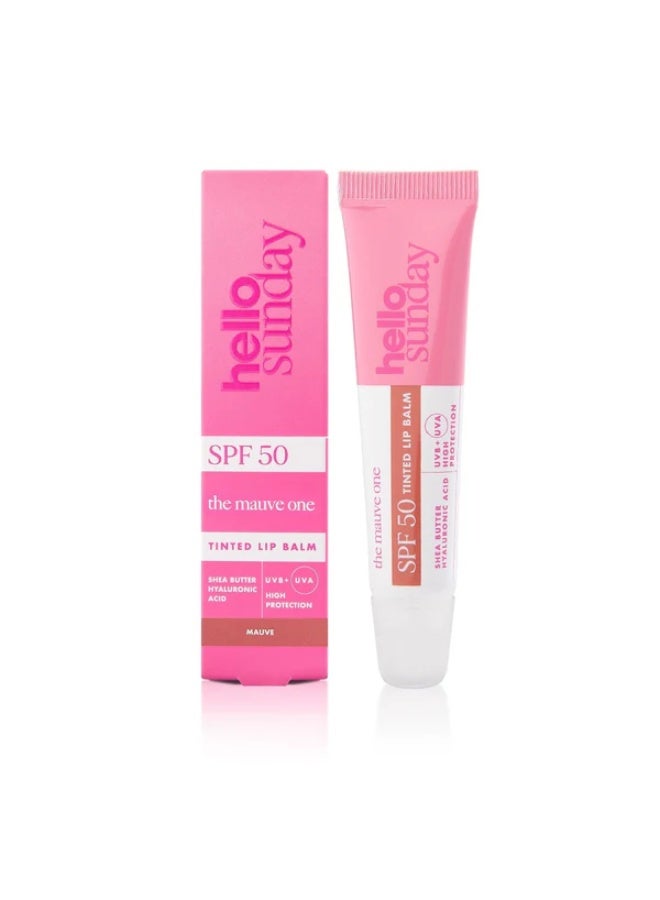 Hello Sunday Tinted lip balm SPF50 the mauve one 15ml - Image 1